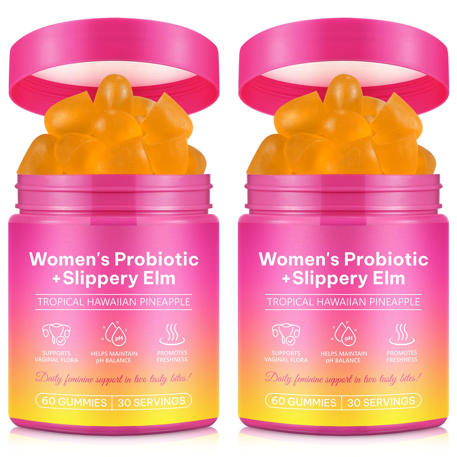 Onznoz Feminine Balance Gummies for Women, Vaginal Probiotics with Prebiotics & Lactobacillus Probiotic Blend, Supports pH Balance & Immune Health, Womens Probiotic Slippery Elm OnznozBuy Supplements Australia
