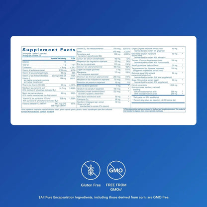Pure Encapsulations Ultra Pure Pack - Daily Comprehensive Multivitamins - Supports Well-Being* - with Coenzyme Q10, Vitamin C & More Pure EncapsulationsBuy Supplements Australia