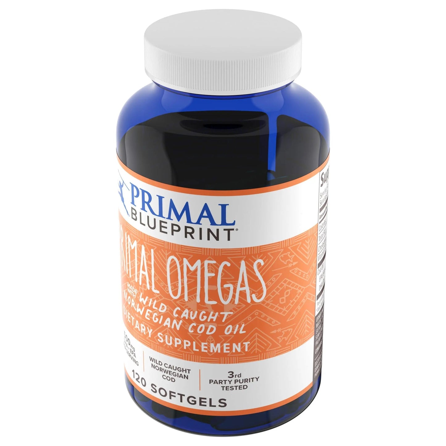 Primal Blueprint Primal Omegas, Omega-3 Fatty Acid Daily Supplement, 120 Count Primal BlueprintBuy Supplements Australia