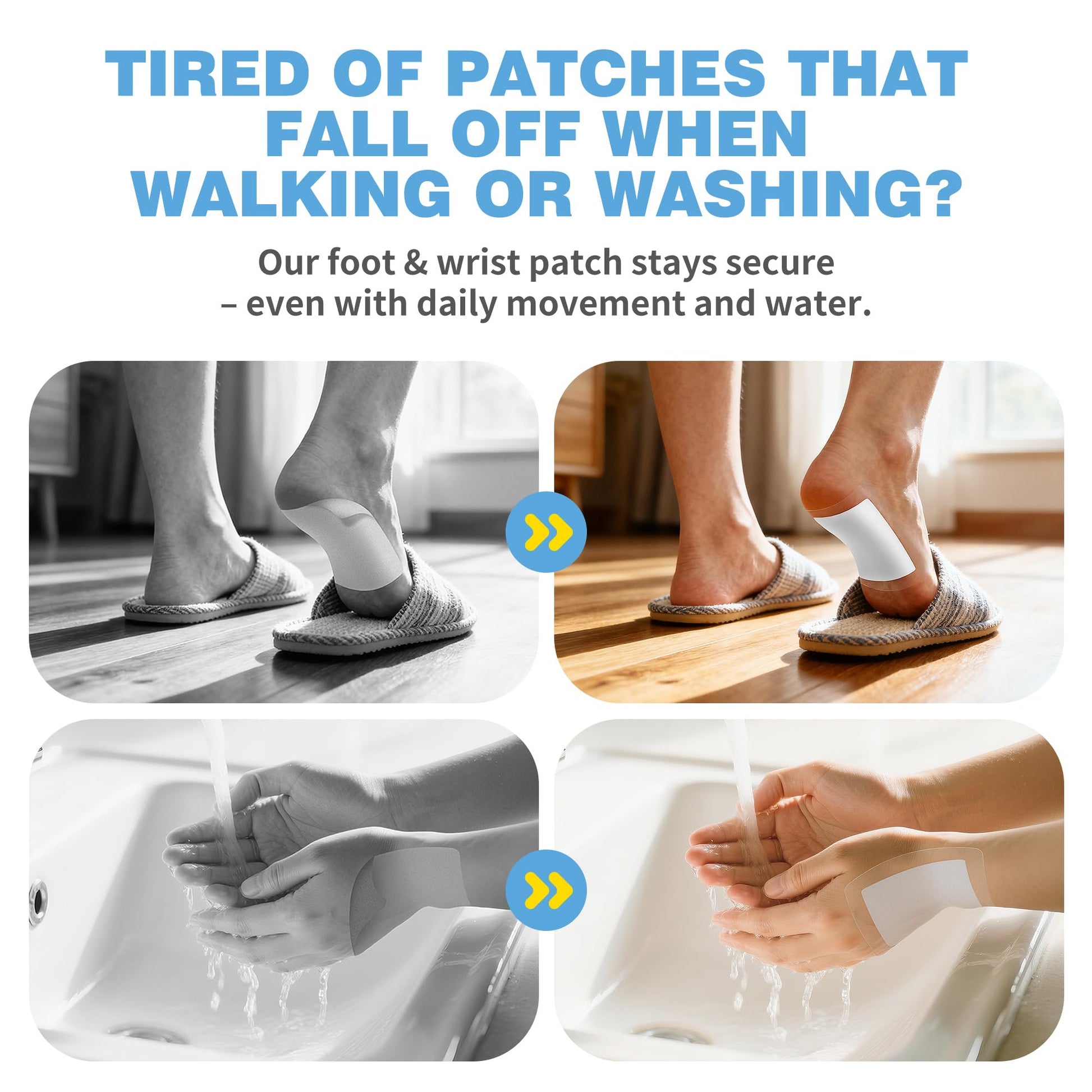 CARELAND Plantar Fasciitis Lidocaine Pain Patches with Hydrogel Technology- Waterproof with Sticky Border, 12 Hour Pain Relief - Contours to Your Foot - 16 Ct CARELANDBuy Supplements Australia