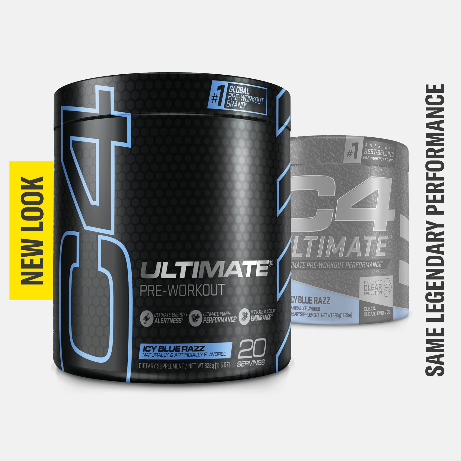 Cellucor C4 Ultimate Pre Workout Powder ICY Blue Razz - Sugar Free Preworkout CellucorBuy Supplements Australia