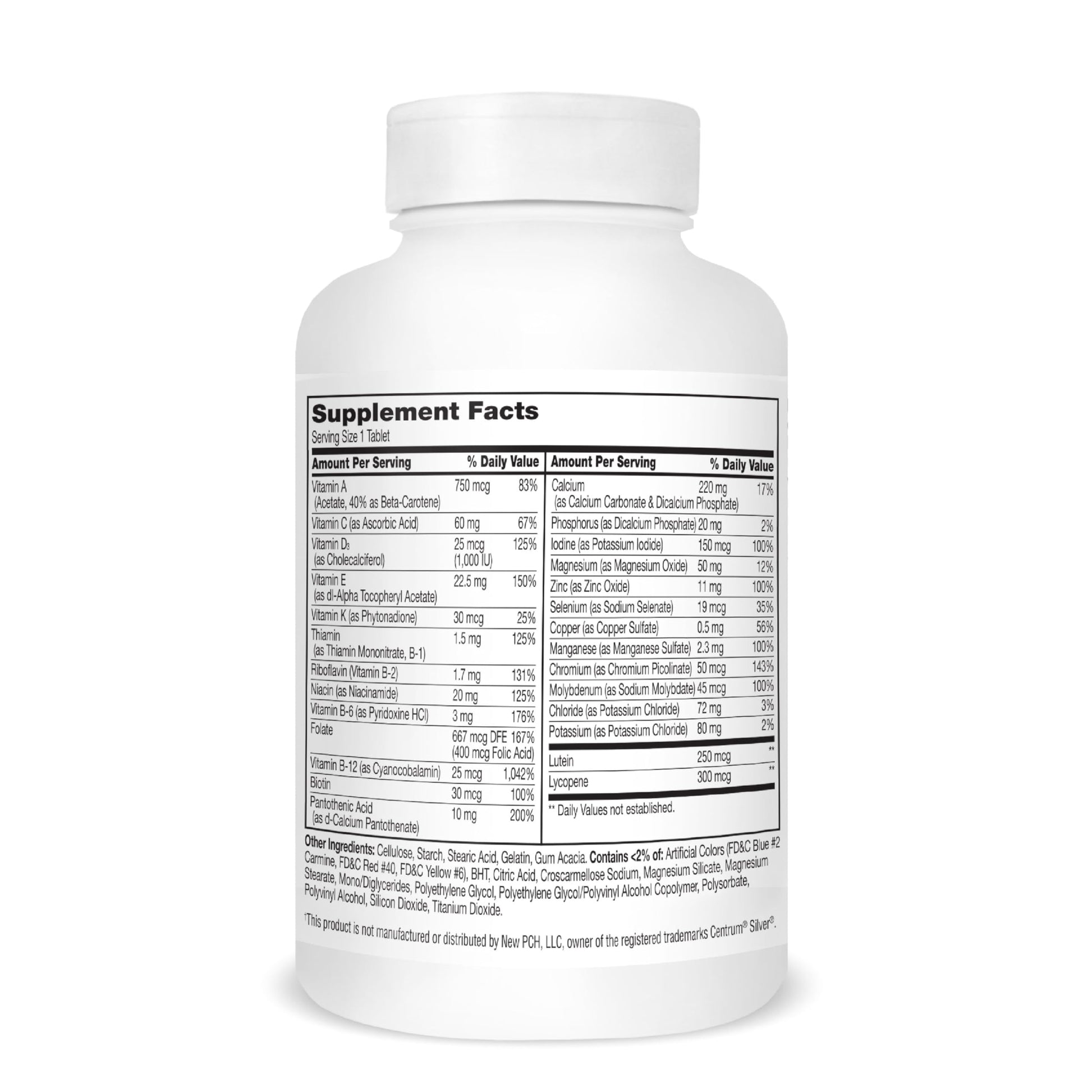 21st Century Sentry Senior Tablets, 265 Count 21st CenturyBuy Supplements Australia