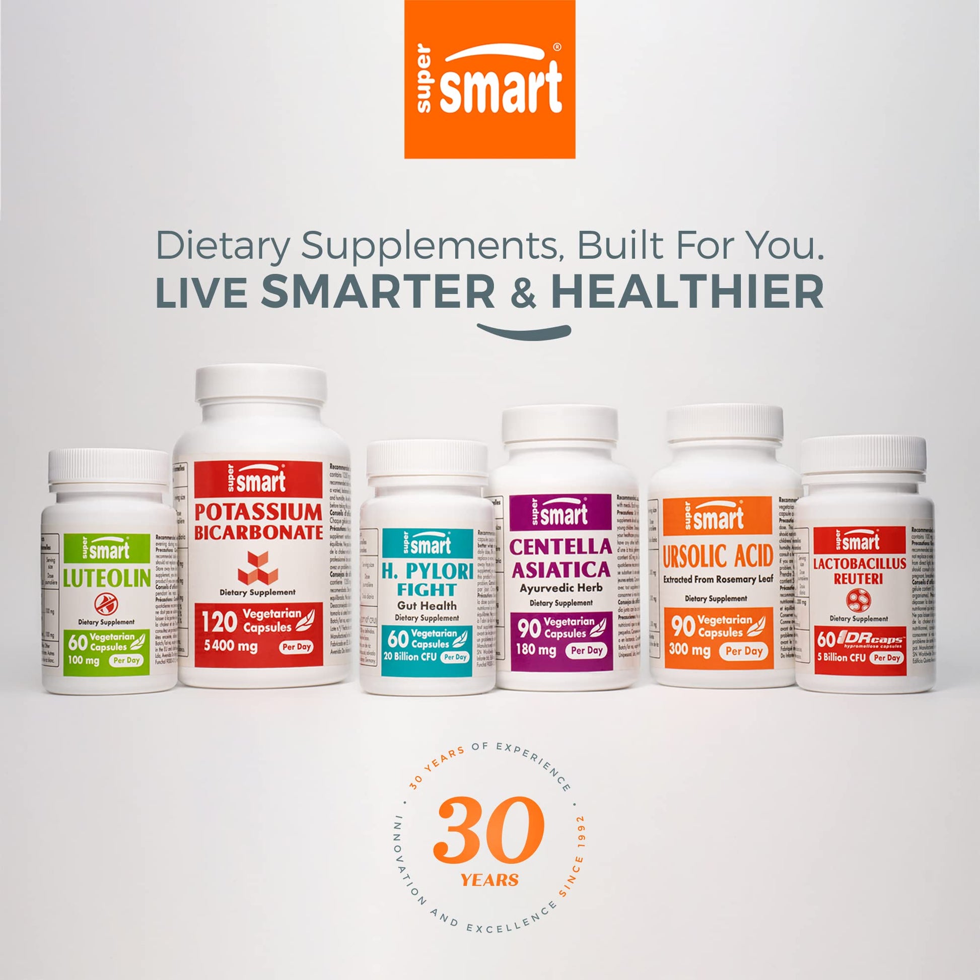Supersmart - Bacillus Subtilis 3 Billion CFU per Day (High Potency) - Spore Probiotic SupersmartBuy Supplements Australia