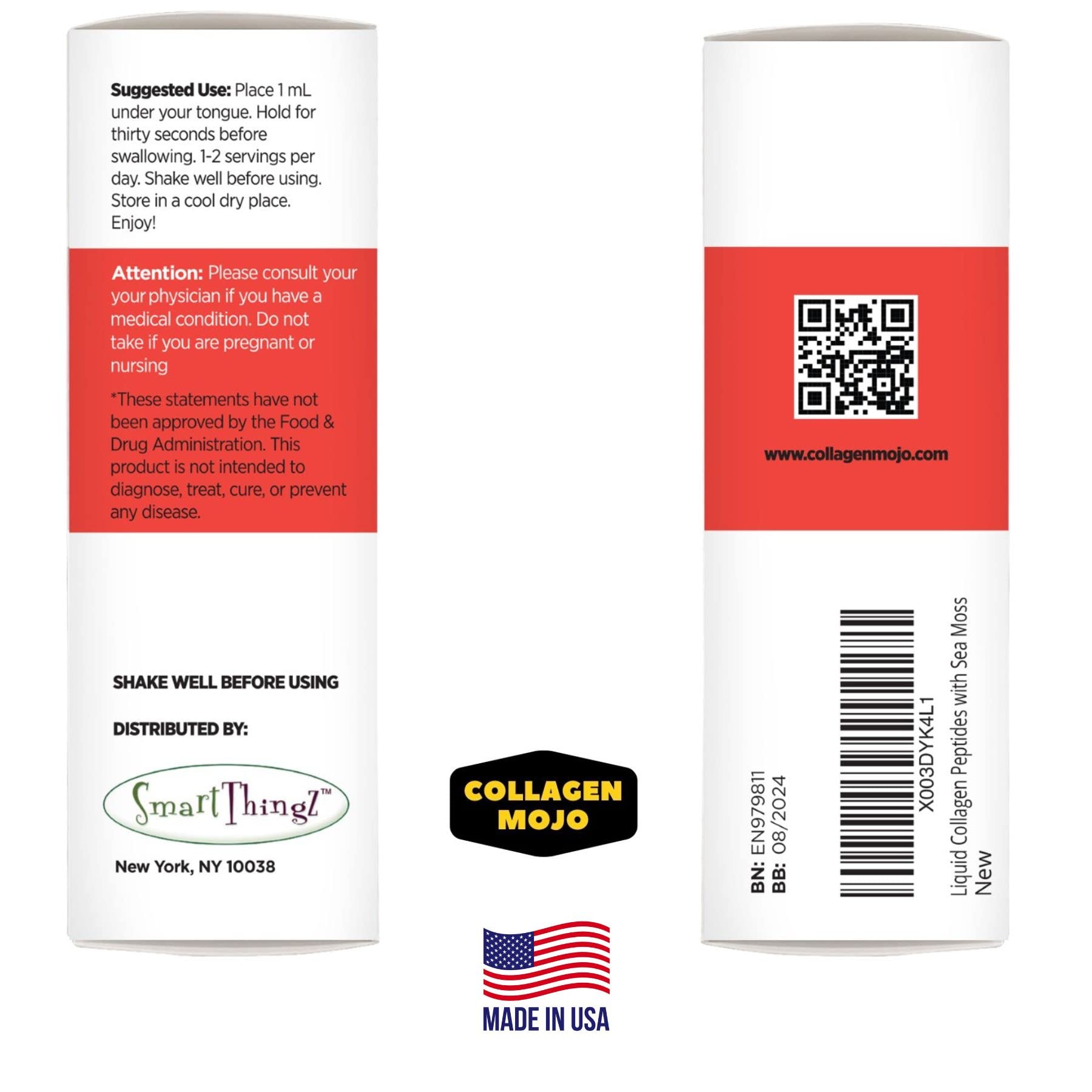 Collagen Mojo Liquid Collagen Peptides with Sea Moss, Burdock Root & Bladderwrack Collagen MojoBuy Supplements Australia