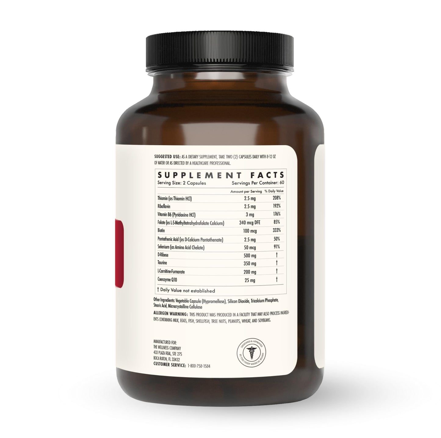 The Wellness Company Healthy Heart - Cardiovascular Strength, Blood Flow, Nitric Oxide Production & Healthy Cholesterol Levels | 120ct (2 Month Supply) The Wellness CompanyBuy Supplements Australia
