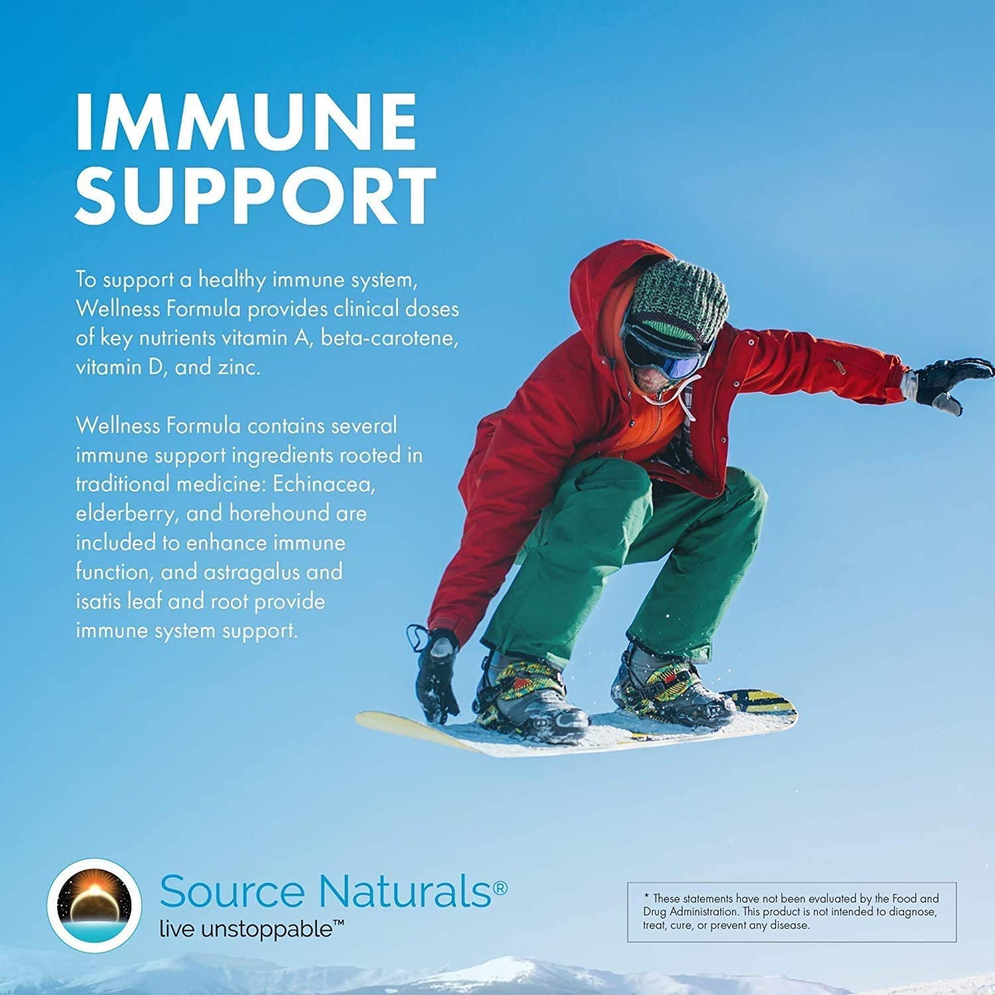 Source Naturals Wellness Formula Bio-Aligned Vitamins & Herbal Defense - Immune System Support Supplement & Immunity Booster - 45 Tablets Source NaturalsBuy Supplements Australia