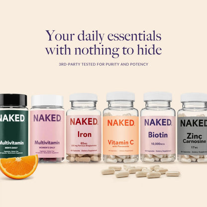 NAKED Nutrition Women's Multi - Daily Multivitamin - Vitamins A, C, E, Selenium, Zinc, Fruit and Super Green Extracts, to Boost Immune Support NAKEDBuy Supplements Australia