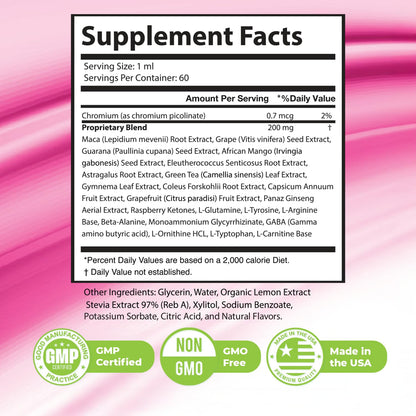 LipoRise Drops – Natural Liquid Supplement with 100% Plant-Based Ingredients, maca root, grape seed & citrus extracts | Non-GMO | GMP Certified | Made in USA | 60 mL, 60 Servings, 1 Month Supply Nature’s NutriWaveBuy Supplements Australia