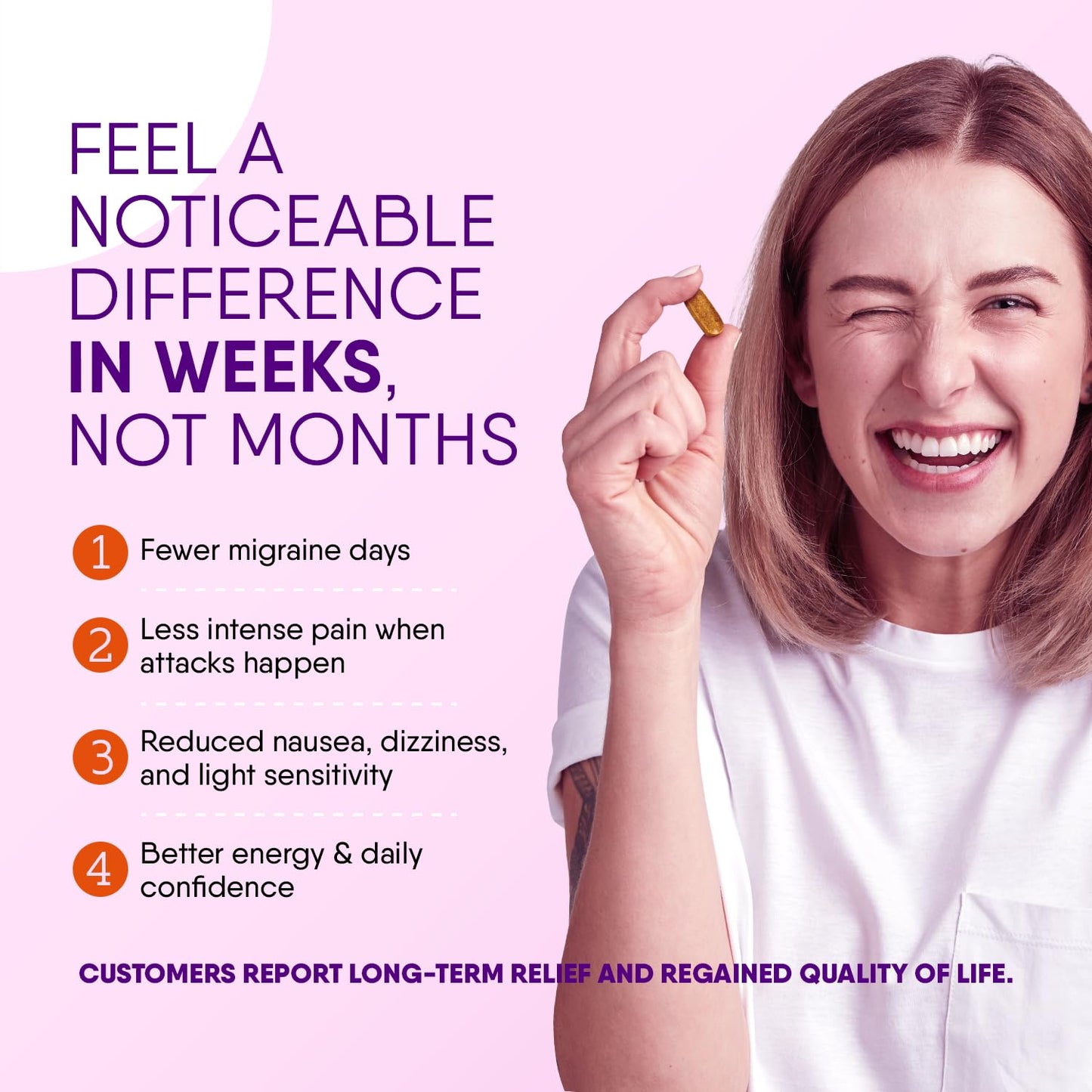 Doctor Knowles Migraine Supplement |Complete Natural Migraine Prevention & Relief Pills with Magnesium, 5-HTP, Feverfew, Riboflavin & Organic Blend |Caffeine Free, Extended-Release Tablets (60 Units) DR. KNOWLESBuy Supplements Australia