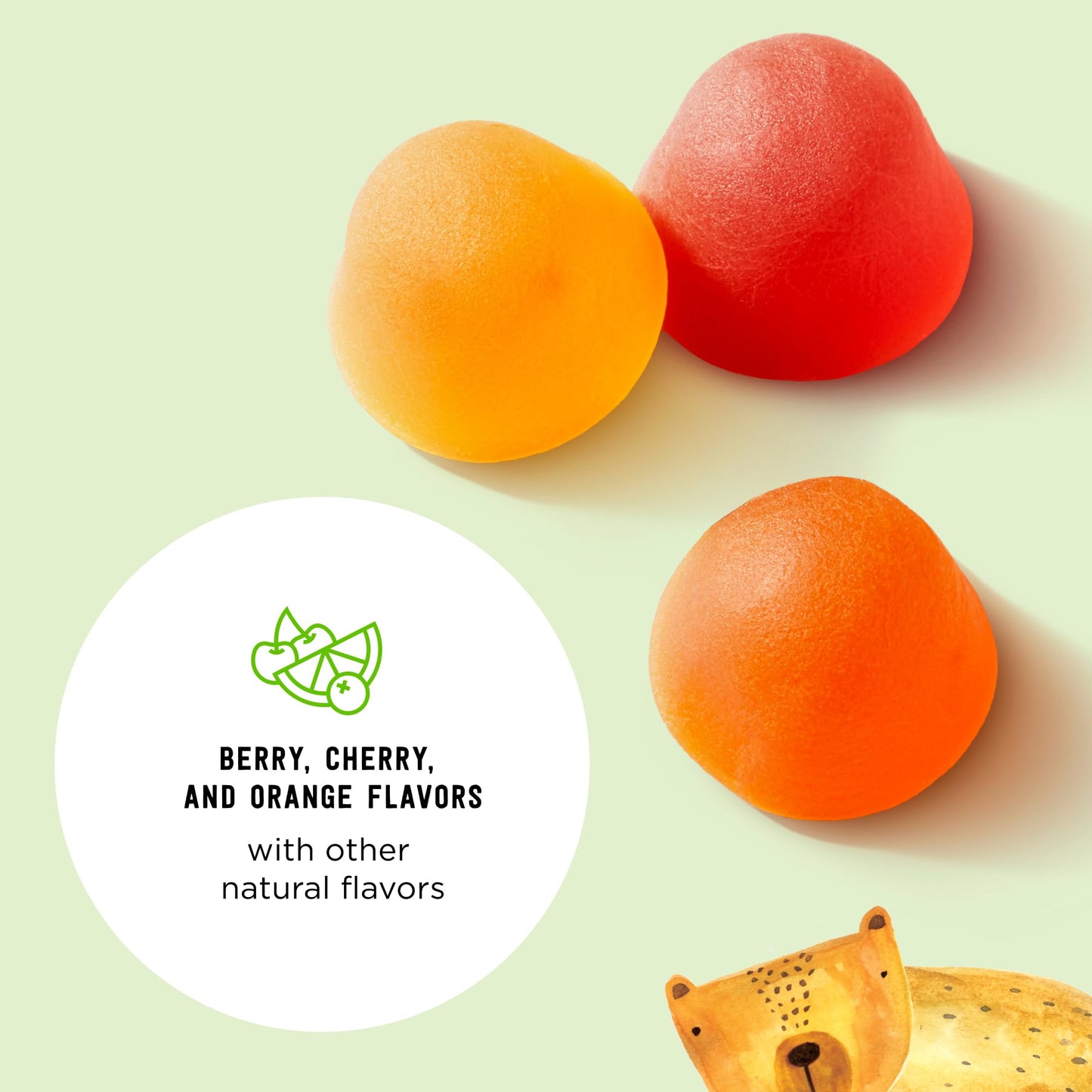 Amazon Brand - Mama Bear Organic Kids Multivitamin, 60 Gummies, 1 Month Supply (Packaging May Vary), Berry, Cherry & Orange Mama BearBuy Supplements Australia
