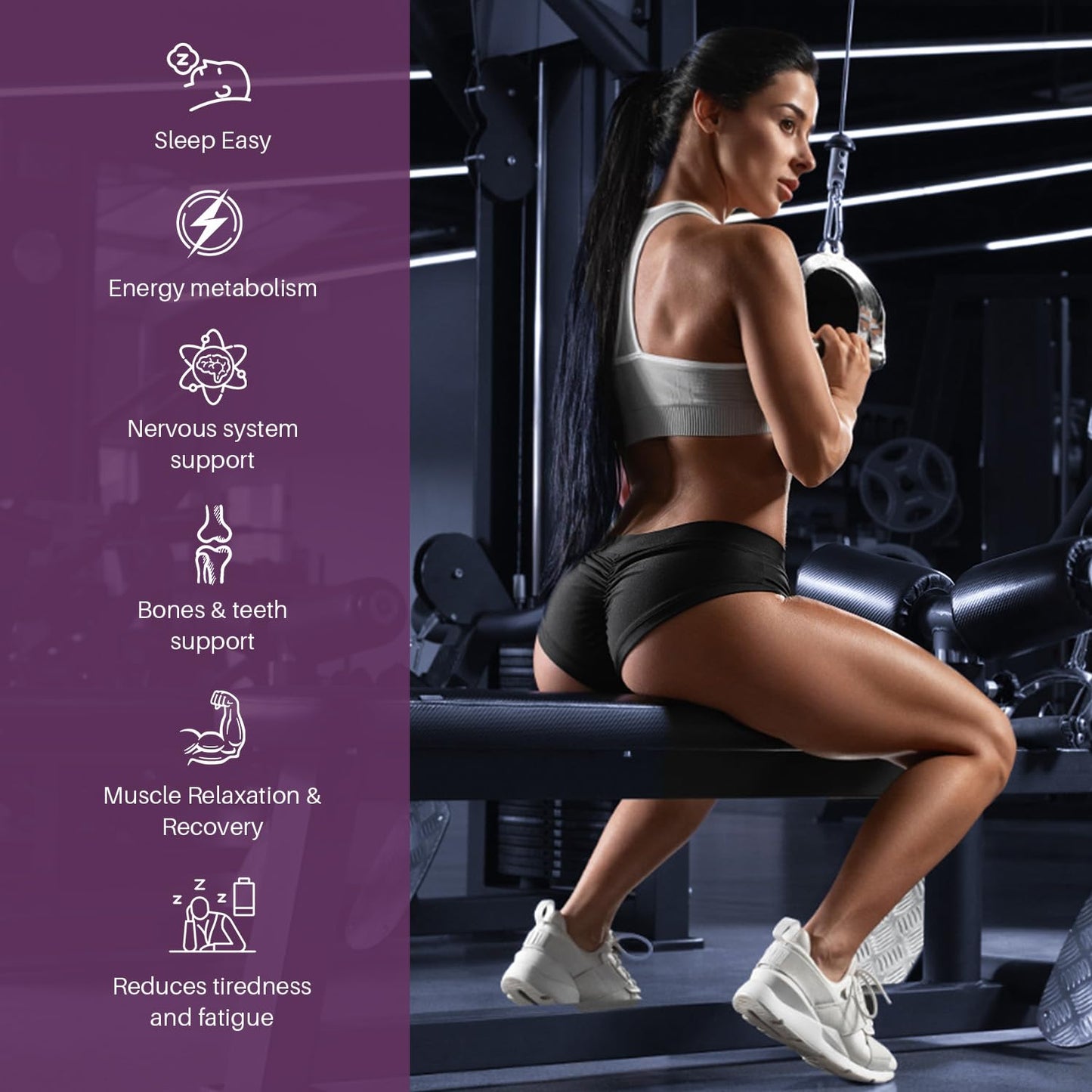 Totaria Magnesium Complex 700mg 12 in 1 Magnesium Supplement with Glycinate Citrate Malate Oxide Taurate Aspartate Orotate Magnesium Relaxation