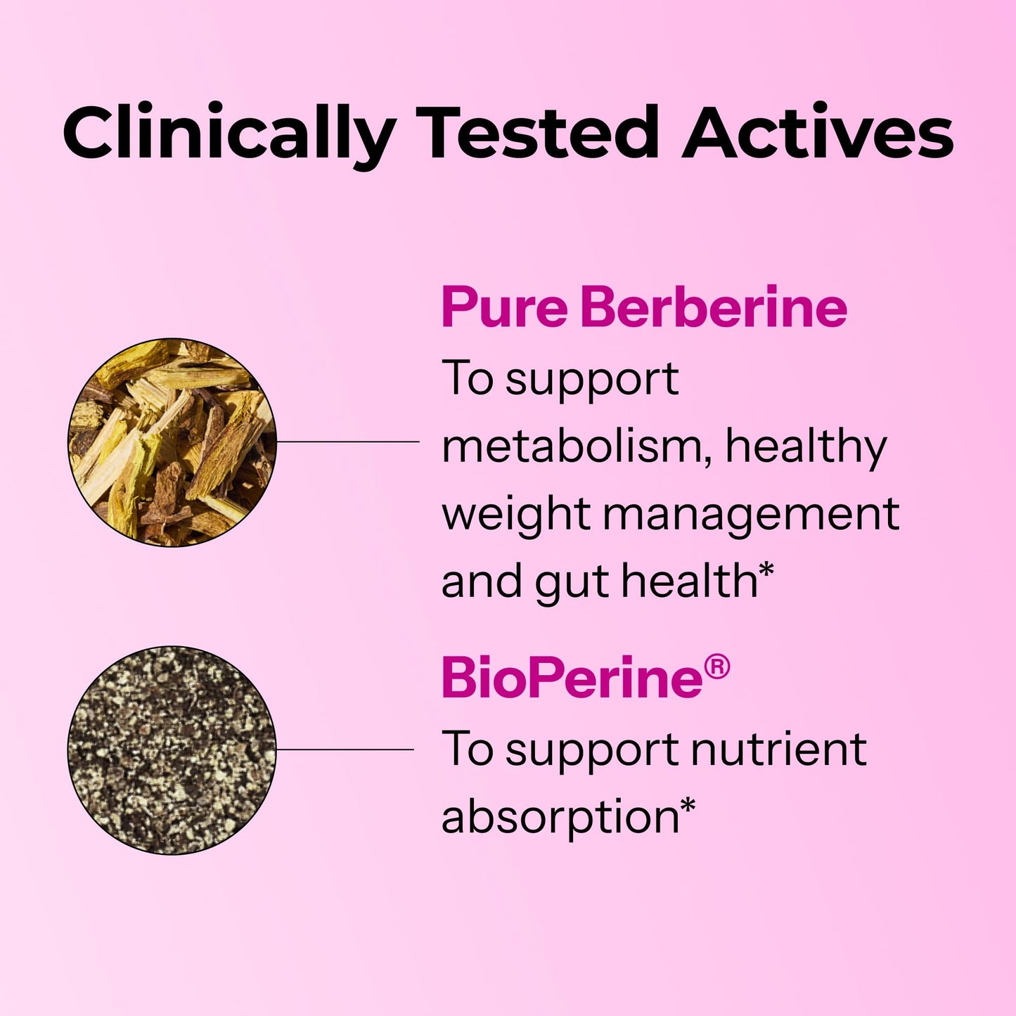 HUM Best of Berberine Supplement 1200mg, Pure Potency for Metabolic Wellness, Gut Health, Pure Berberine Supplements Enhanced