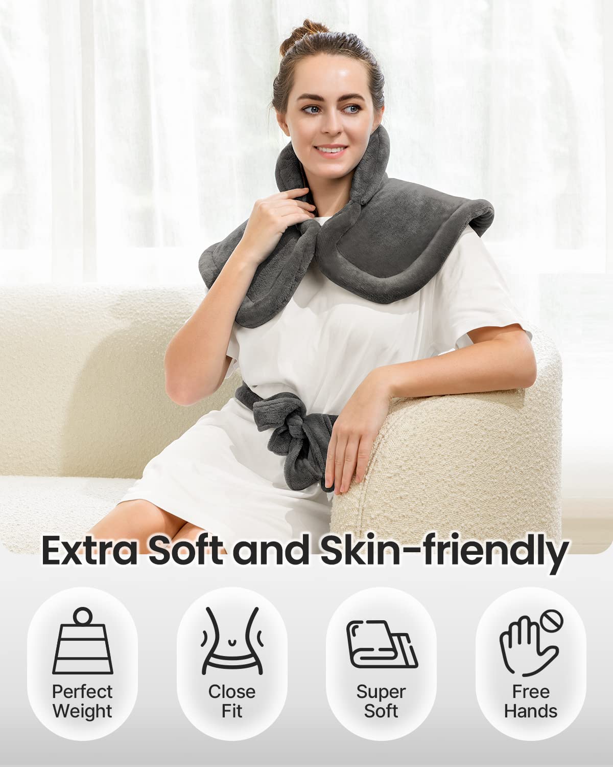 RENPHO Weighted Heating Pad for Back Pain Relief, FSA HSA Eligible, Electric Heat Pads RENPHOBuy Supplements Australia