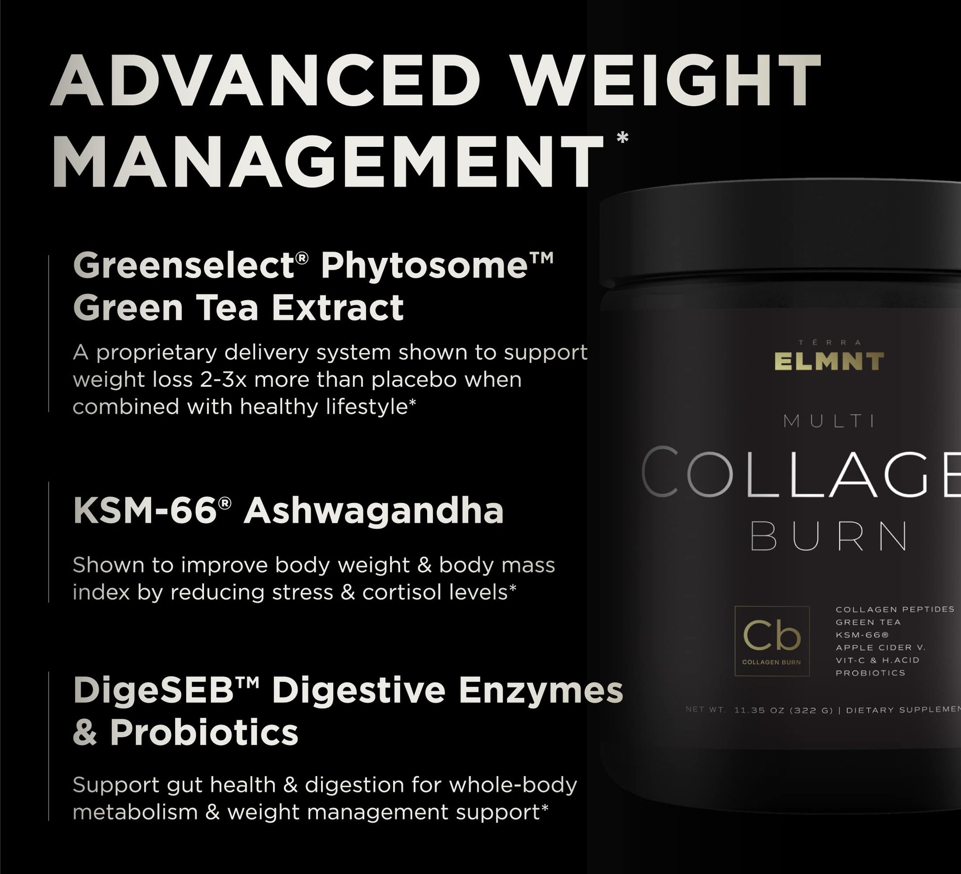 TERRA ELMNT Premium Chocolate Multi Collagen Powder for Women Weight Management TERRA ELMNTBuy Supplements Australia