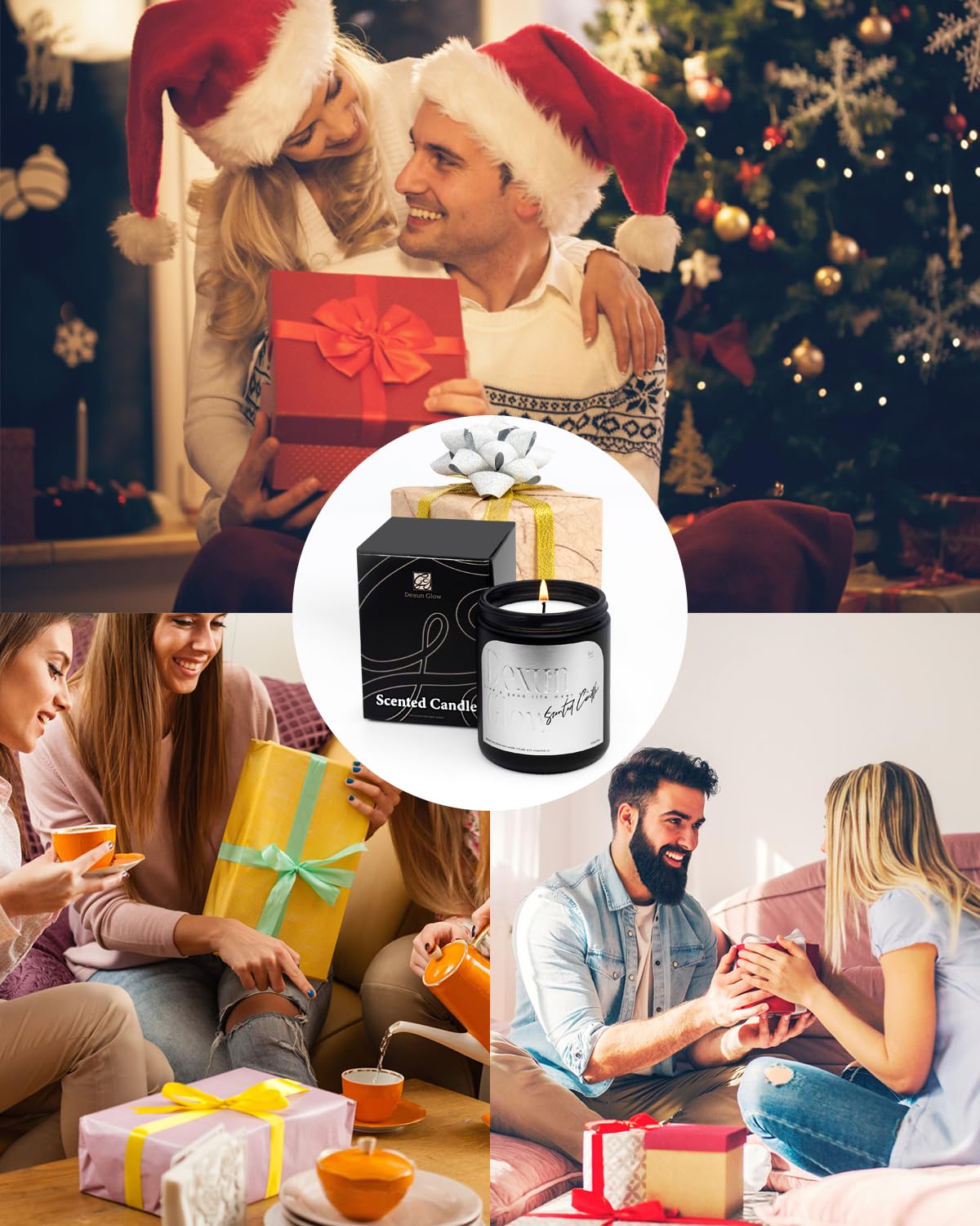 Aromatherapy Candle, Handcrafted with Natural Soy Wax and Essential Oils for Home Scented Appreciation Dexun GlowBuy Supplements Australia
