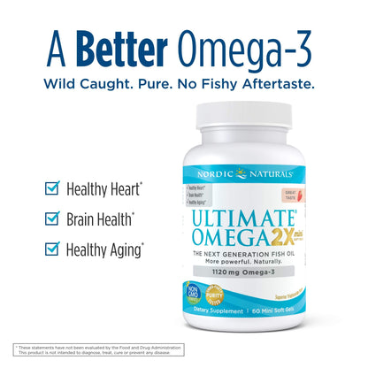 NORDIC NATURALS Ultimate Omega Minis, 60 CT Nordic NaturalsBuy Supplements Australia