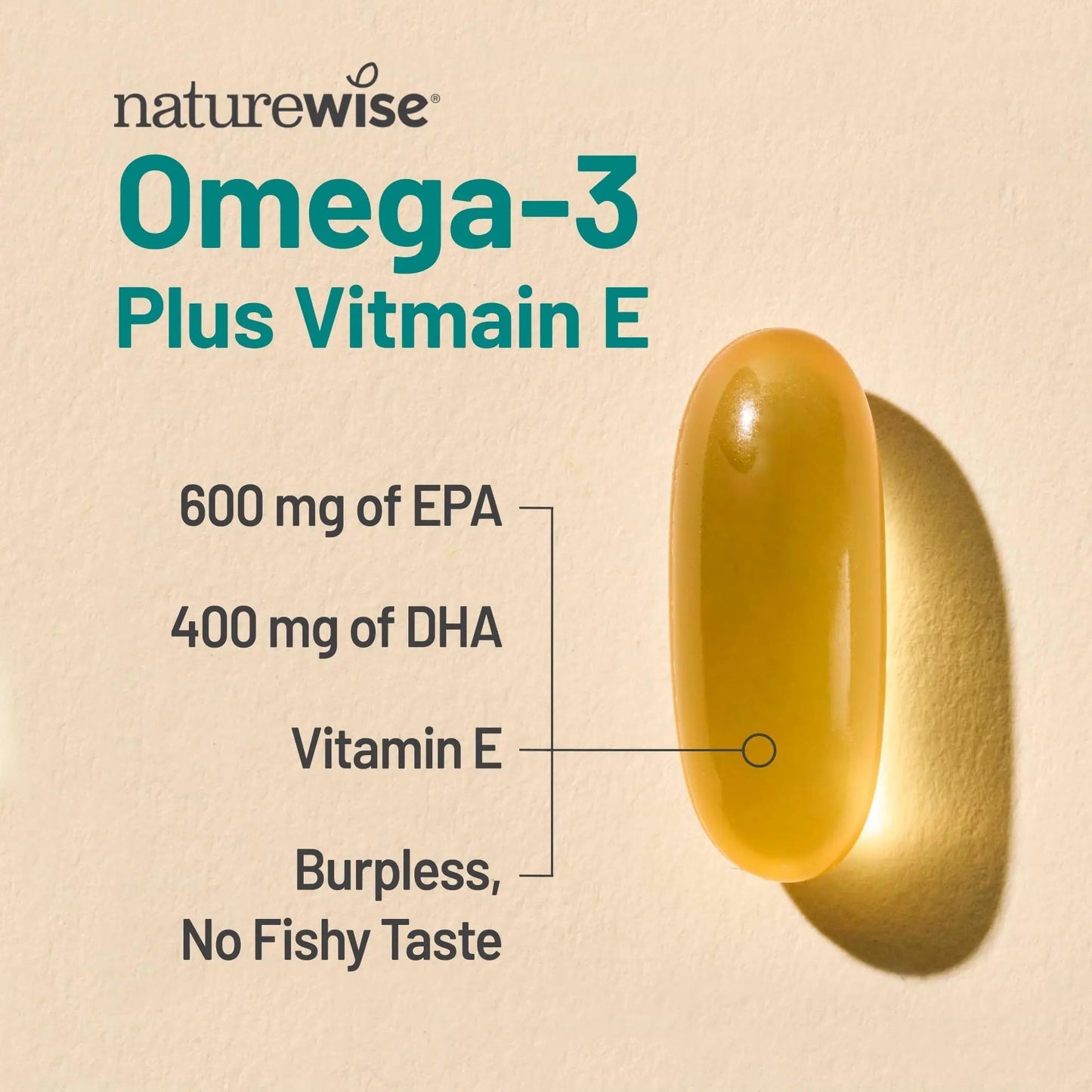 [1] NatureWise Multivitamin for Women Stress Support & Natural Minerals - 60 Ct[30-Day Supply] + [1] Omega 3 Fish Oil 1000mg + Vitamin E - Wild-Caught - 60 Softgels[30-Day Supply] NatureWiseBuy Supplements Australia