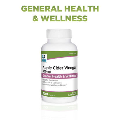Quality Choice Apple Cider Vinegar 300 mg - General Health and Wellness - Dietary Supp Quality ChoiceBuy Supplements Australia