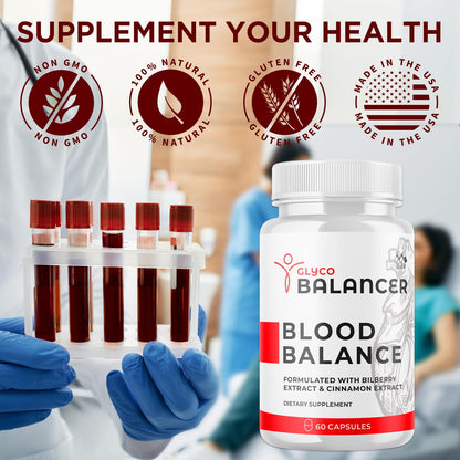 Glyco Balancer Capsules, Official GlycoBalancer Health Support Pills With All Natural Ingredients, Glyco Balancer Advanced Health & Wellness Support with Premium Vitamins for Women & Men (60 Capsules) MJOBuy Supplements Australia