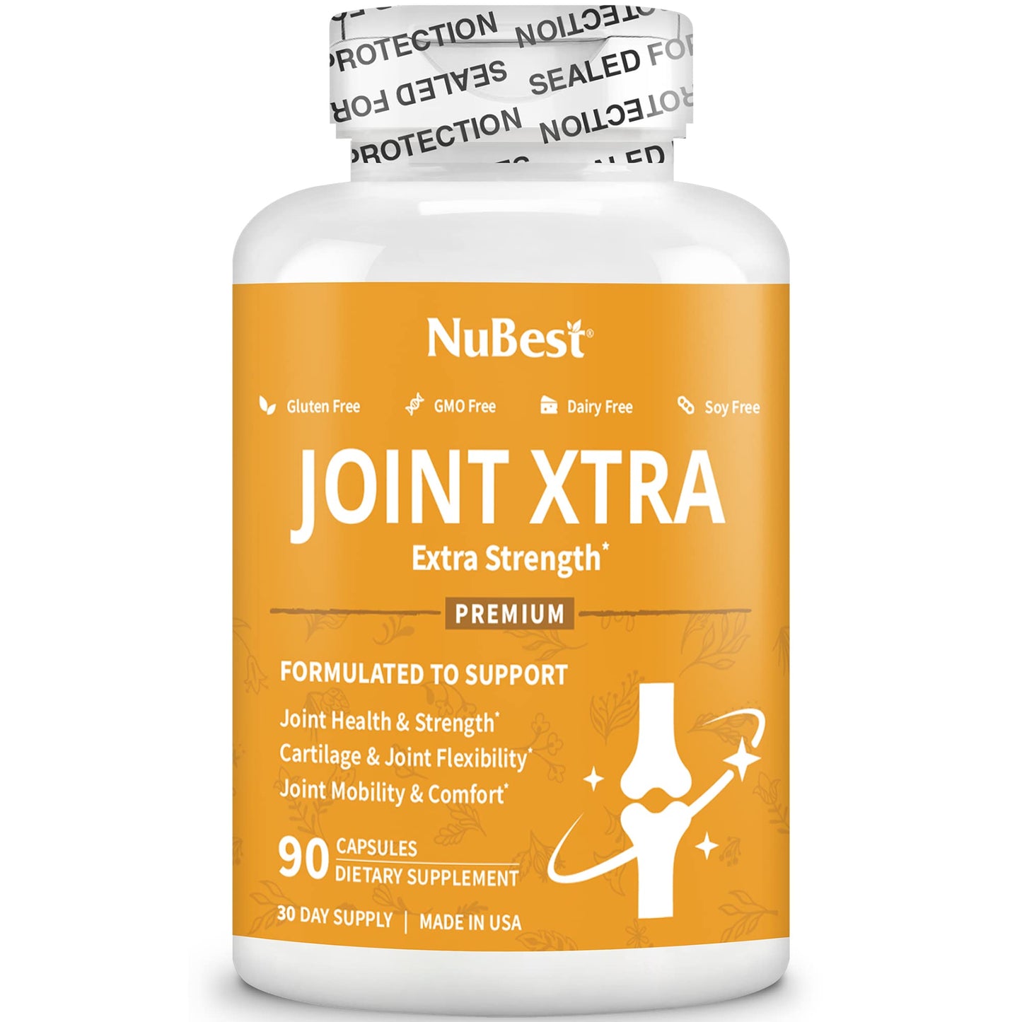 NuBest Joint Xtra - Joint Support Supplement | Joint Health Formula with Triple Joint Strength - Glucosamine, Chondroitin, Turmeric, MSM | 1 Month Supply NuBestBuy Supplements Australia