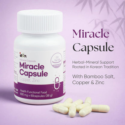 Insan Miracle Capsules with 9X Roasted Bamboo Salt – Daily Multivitamin & Mineral Supplement with Nandamban for Energy, Immune Health & Natural Detox Support – 60 Capsules INSAN BAMBOO SALTBuy Supplements Australia
