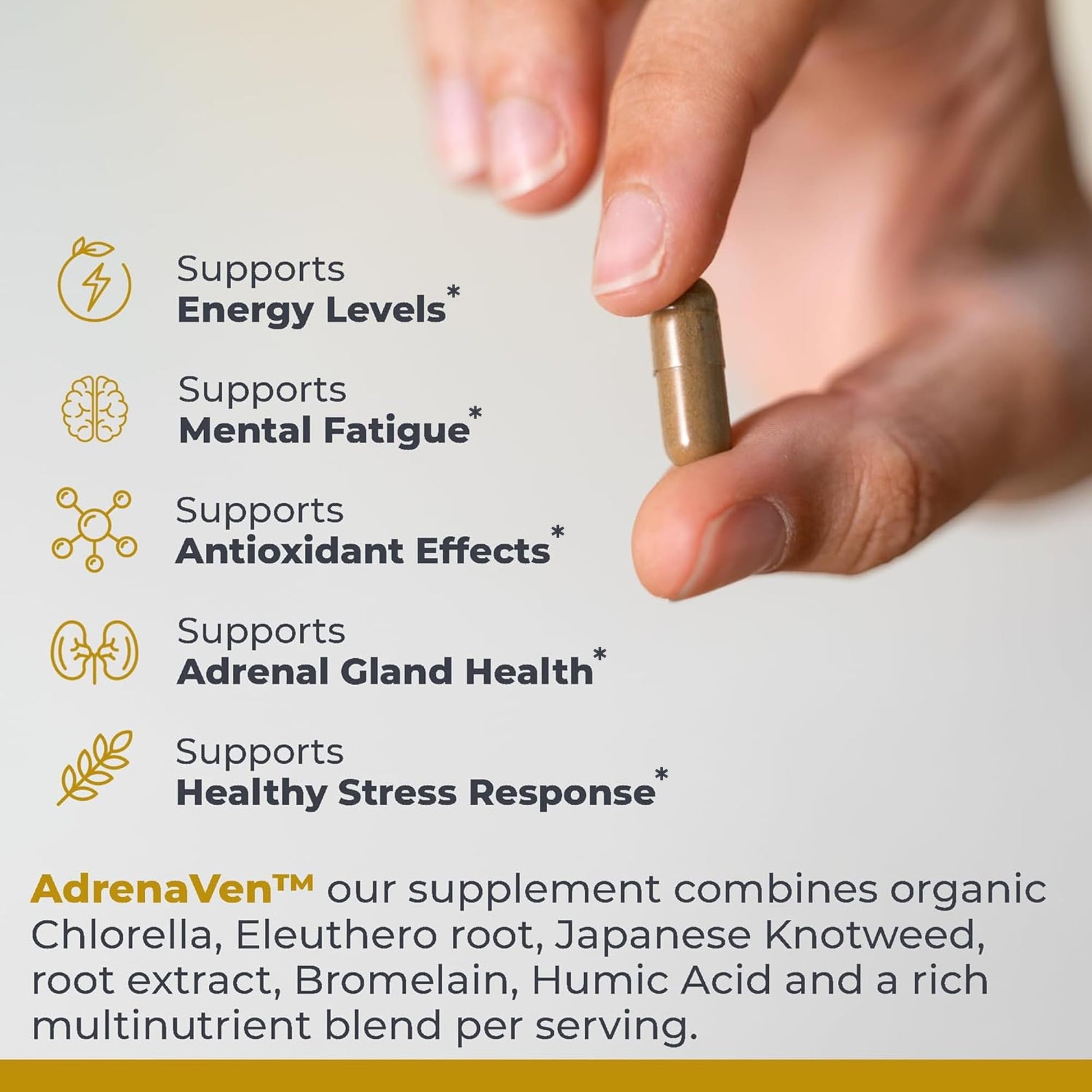 Premier Research Labs 30 Servings-AdrenaVen - Adrenal Health Supplement, Supports Adrenal Gland Health and Stress Response - Organic Adrenal Health - 60 Plant-Source Capsules Premier Research LabsBuy Supplements Australia
