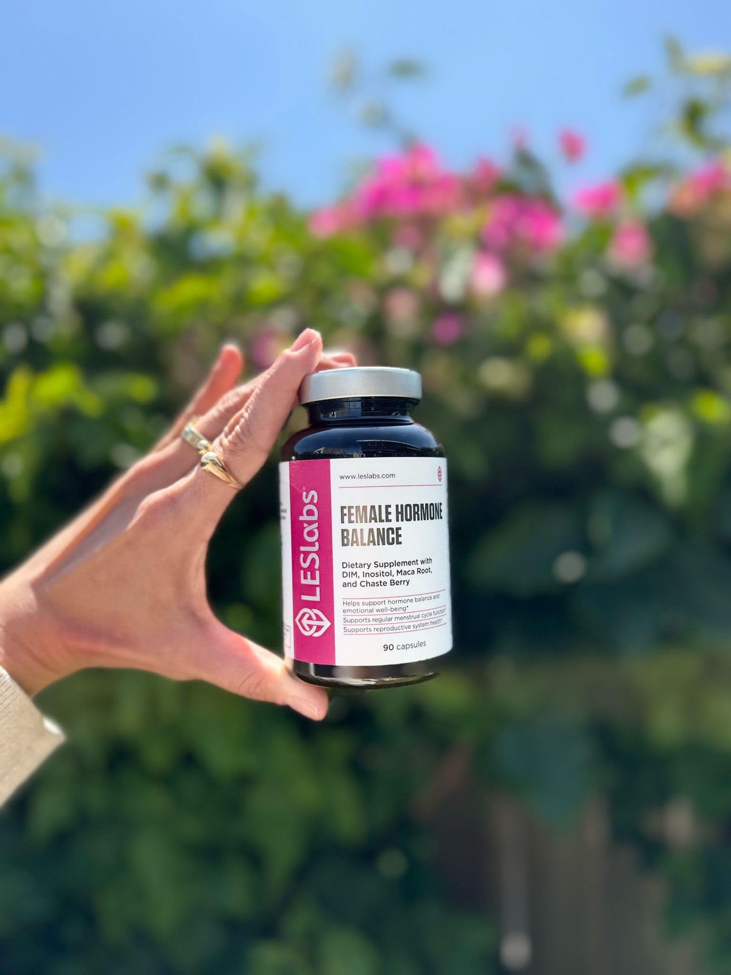 LES Labs Female Hormone Balance Supplement – Hormone Support for Women with Inositol, DIM, Vitex, Chaste Tree, Vitamin B6 & Folate – Menstrual Cycle & Fertility Support – 90 Capsules – Non-GMO LES LabsBuy Supplements Australia