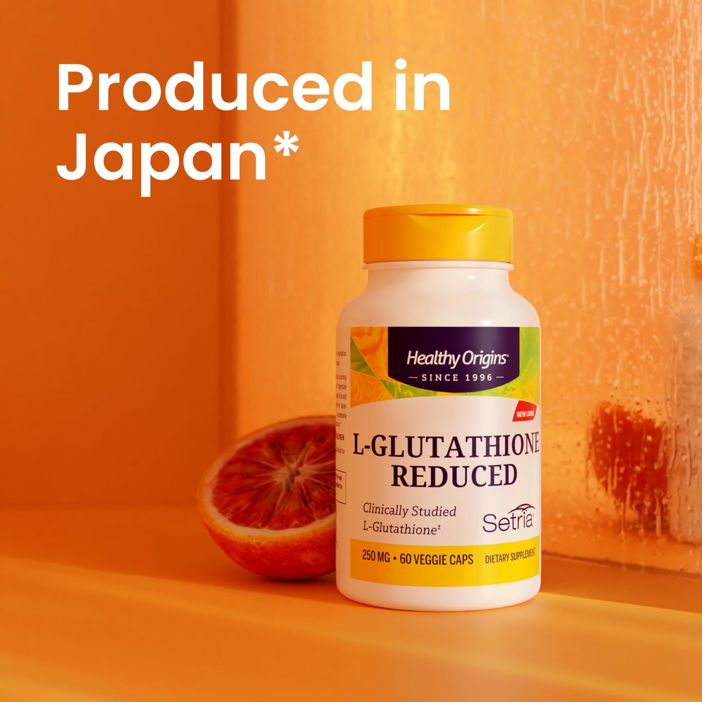 Healthy Origins L-Glutathione 500 mg (Setria, Non-GMO, Gluten Free, Antioxidant, Immune Support, Skin Support), 60 Veggie Caps Healthy OriginsBuy Supplements Australia