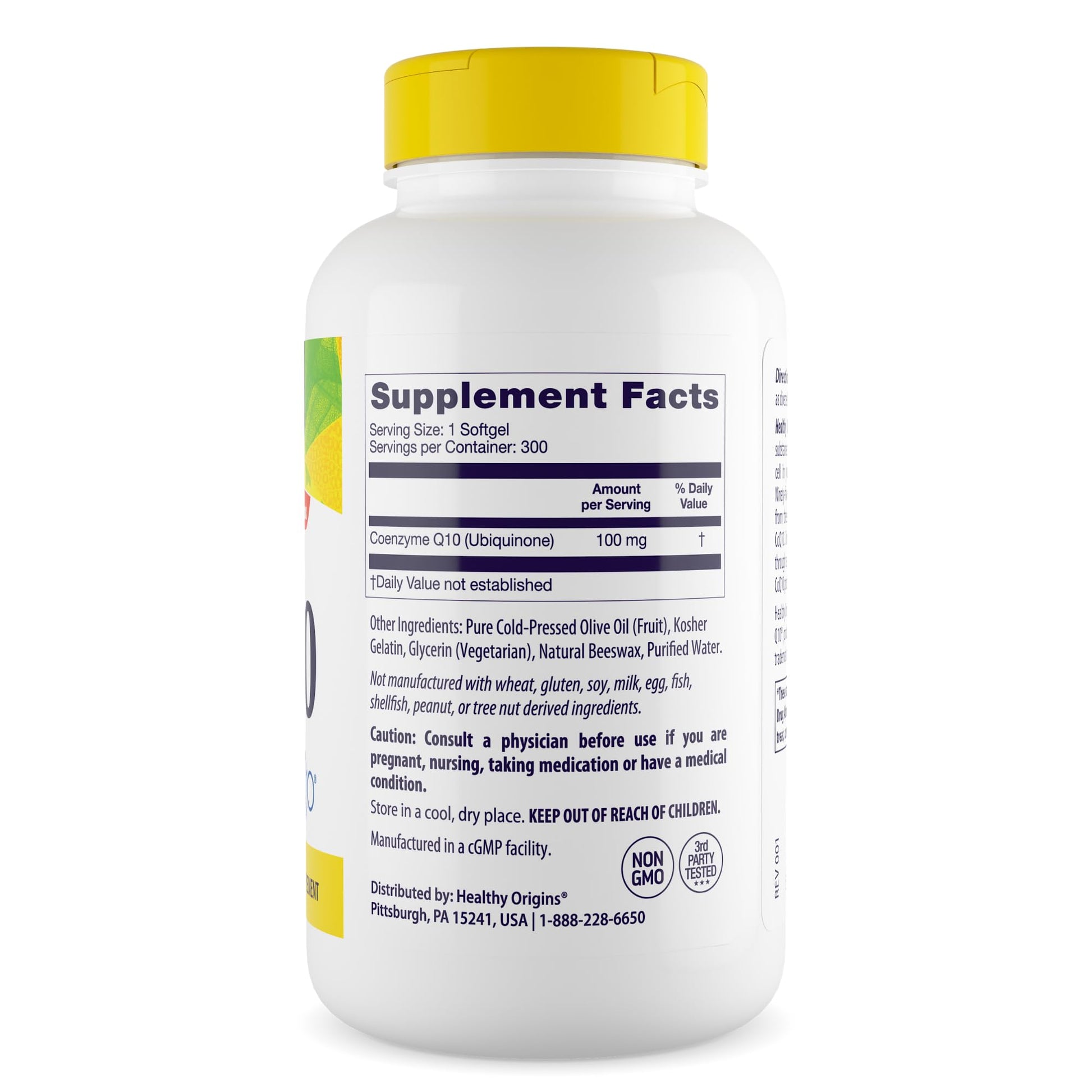 Healthy Origins Natural CoQ10 (Kaneka Q10), 100 mg - Heart Health & Energy Supplement Healthy OriginsBuy Supplements Australia