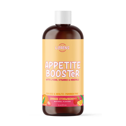 Appetite Booster Weight Gainer for Kids, 16 Fl Oz, Natural Orange Strawberry By Llorens Wellness LLORENS PHARMACEUTICALBuy Supplements Australia