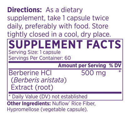 NAOMI Berberine 500mg - Immune Support & Normal LDL Cholesterol and Triglyceride NAOMIBuy Supplements Australia