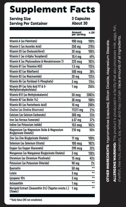 Multi VIT by HTLT | Complete Multivitamin for Men and Women | Daily Energy and Immunity Supplement | HTLT SuppsBuy Supplements Australia