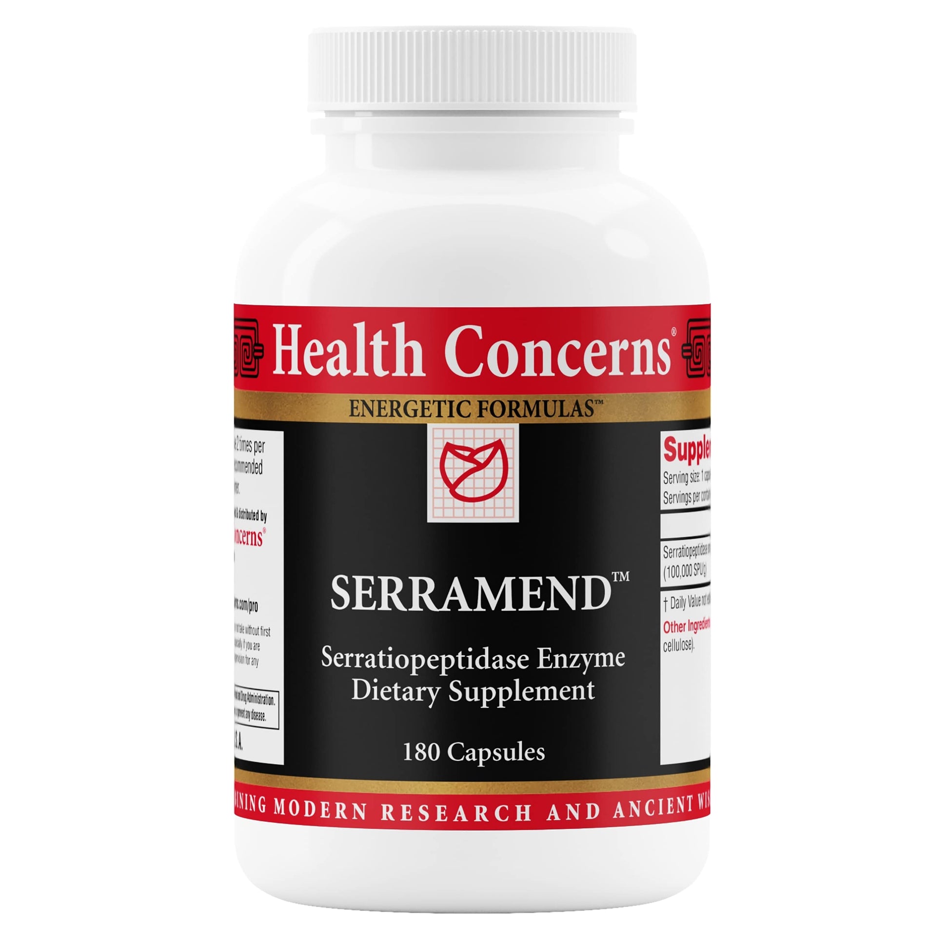 Health Concerns Serramend – Immune Defense Support Supplement – Serrapeptase Proteolytic Enzyme – Blood Circulation – Chinese Herbal Supplement for Men & Women – 180 Capsules Health ConcernsBuy Supplements Australia