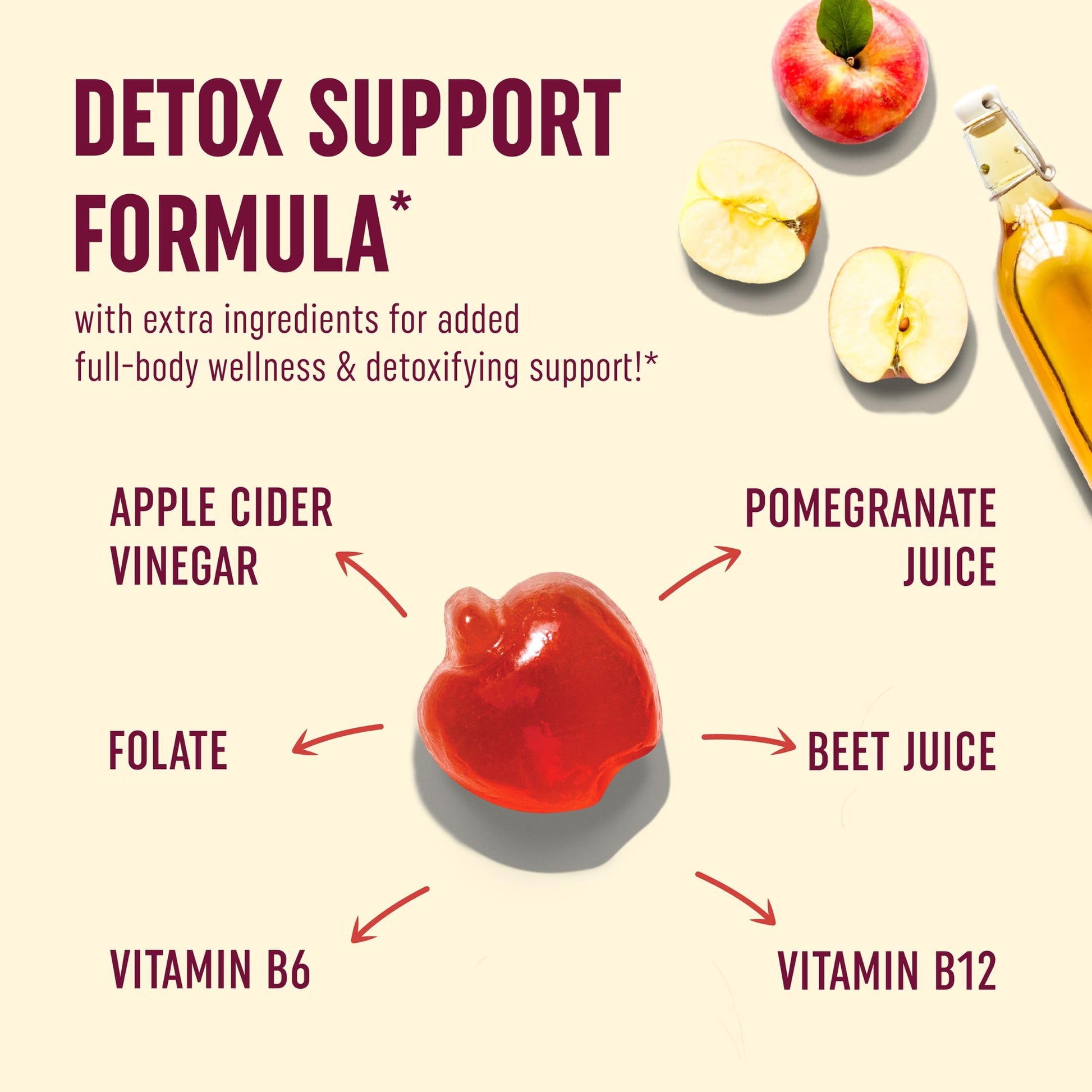 Organic Apple Cider Vinegar Gummies (60 Ct.) | Weight, Digestion, Detox, Immunity & Diet Support MAV NUTRITIONBuy Supplements Australia