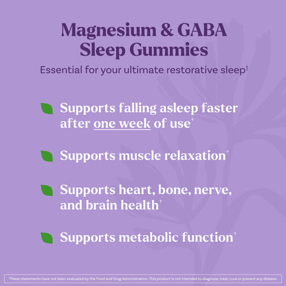 Natrol Sleep & Restore Magnesium Glycinate Blend Gummies, Magnesium for Sleep Aids for Adults, Melatonin-Free, Cherry Flavored, 30 Day Supply NatrolBuy Supplements Australia