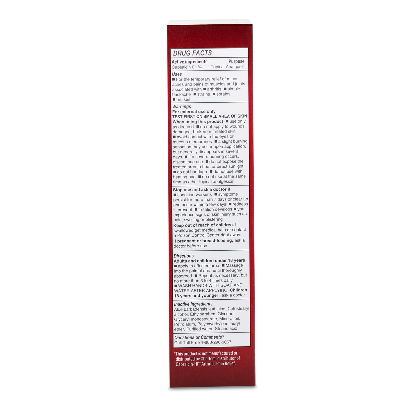 Globe (3 Pack) Capsaicin 0.1% High Potency Pain Relief Cream, Unscented (2 oz) Deep Penetrating Relief from: Arthritis, Muscle, Joint and Back Pain GlobeBuy Supplements Australia