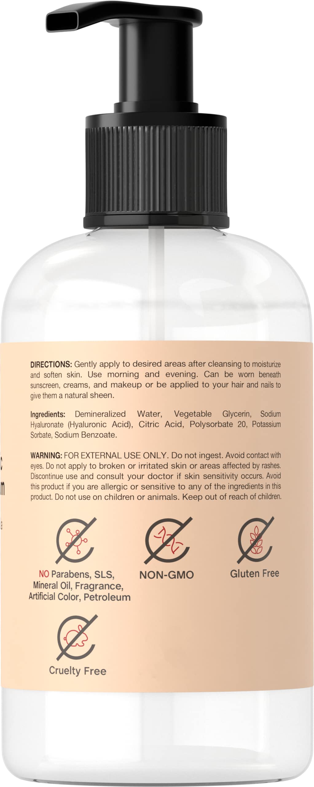 Hyaluronic Acid Serum for Face & Skin | 8 oz | Paraben & SLS Free Moisturizer | Packaging CoeraBuy Supplements Australia