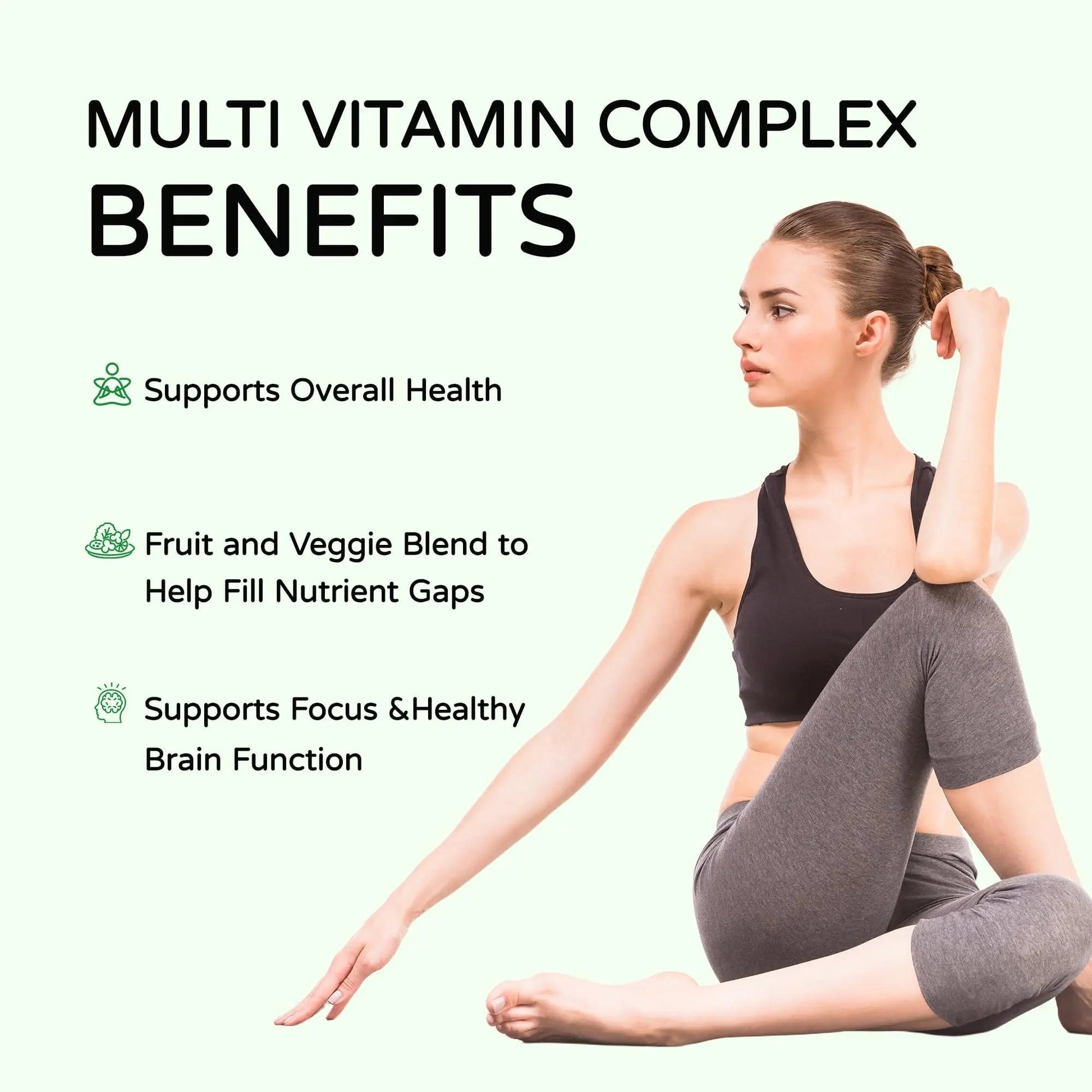 HERB PURE Multi Vitamin Complex Daily Multivitamin for Men and Women – 28 Essential Vitamins & Minerals with Active Vitamins, Superfood Blend, Alpha GPC HERB PURE