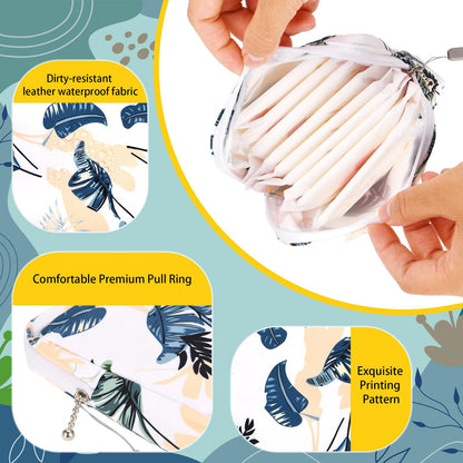 4Pcs Sanitary Napkin Storage Bag, Small Menstrual Period Bag Period Pouch Waterproof AbeilloBuy Supplements Australia