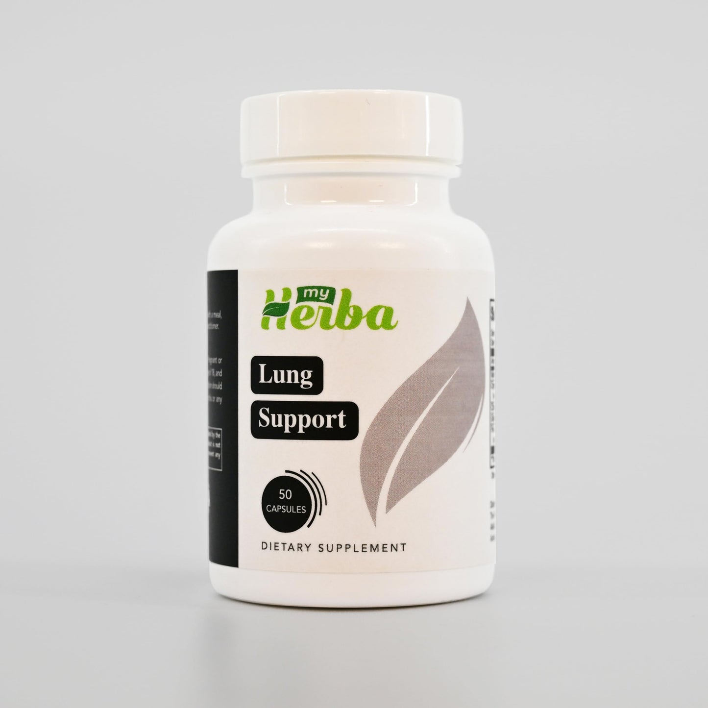 MyHerba Lung Support Supplement - Vegan Formula with Marshmallow Root, Chlorella, Ginkgo Biloba Leaf, Irish Sea Moss & PAU D’Arco - Deep Lung Cleanse, Detox and Immune Support for Adults, 50 Capsules MyHerbaBuy Supplements Australia