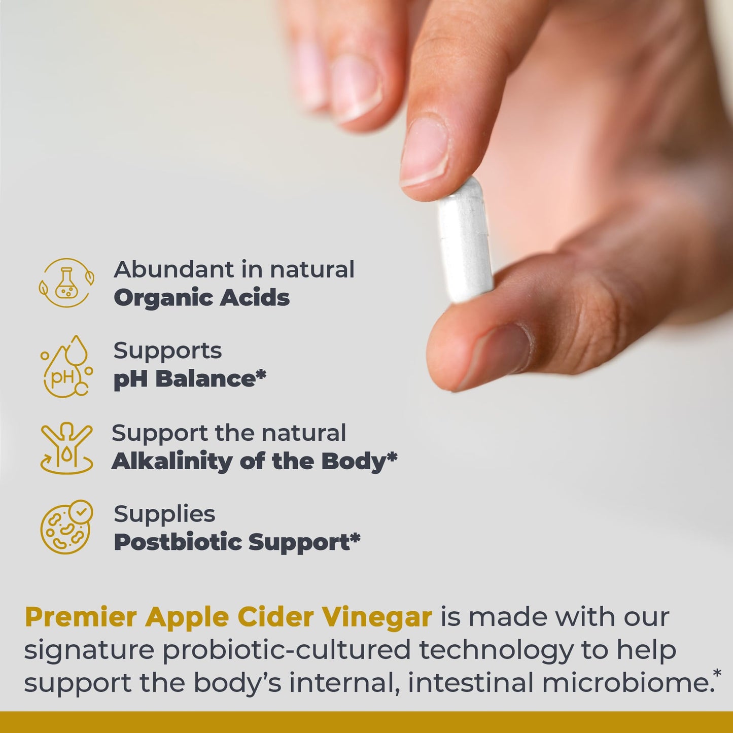 Premier Research Labs Apple Cider Vinegar Capsules - ACV Capsules, Apple Cider Vinegar Pills, Supplement for Digestion, pH Balance, Microbiome Health for Women and Men - 150 Vegetarian Capsules Premier Research LabsBuy Supplements Australia