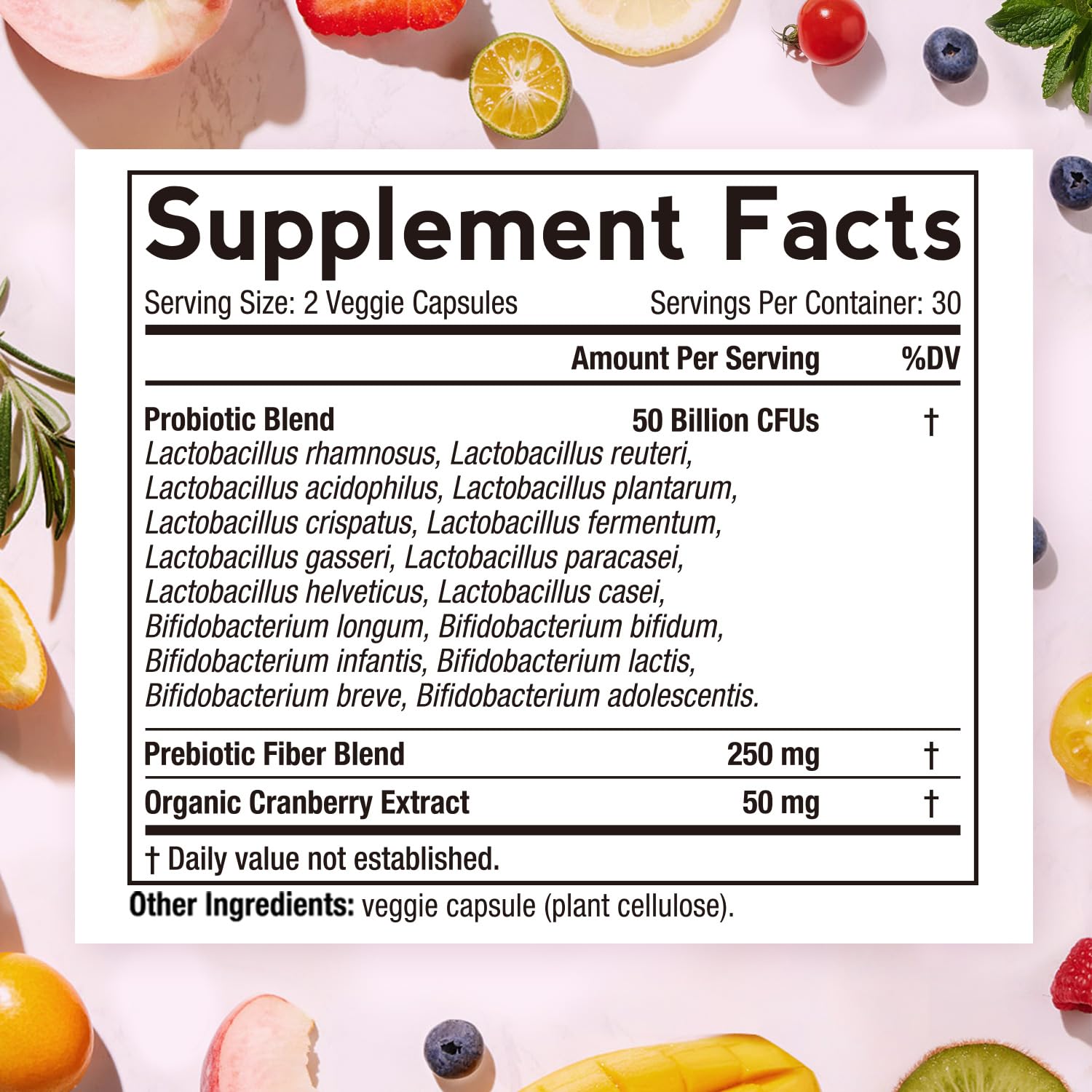 Doctor's Recipes Women's Probiotics, 50 Billion CFU 16 Strains, with Organic Prebiotics Doctor's RecipesBuy Supplements Australia
