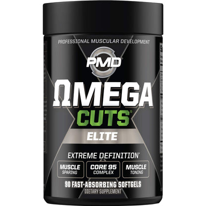PMD Sports Ultra Pump Fuel - Pre Workout - Island Punch (30 Servings) Sports Omega Cuts Elite Thermogenic Fat Burner (90 Softgels)