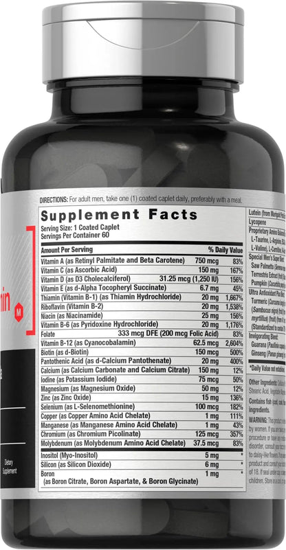Horbäach Mens Multivitamin | 60 Caplets | Advanced Formula | with Vitamin C, D, Magnesium, Minerals & More | HorbäachBuy Supplements Australia