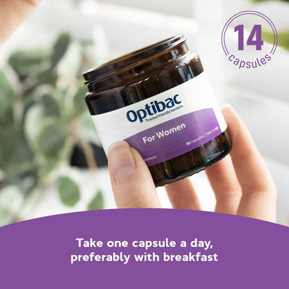 Optibac Probiotics for Women - Vegan Probiotic to Support Vagina Flora and Urinary Tract Health - 14 Capsules Optibac ProbioticsBuy Supplements Australia