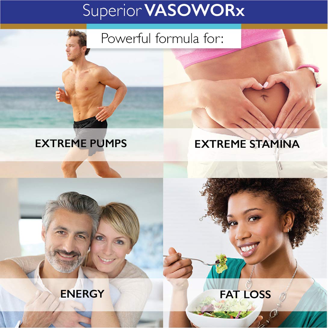 Superior Labs – VASOWORx  – Nitric Oxide Supplement – Extra Strength - 1,600 mg Superior LabsBuy Supplements Australia
