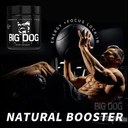Big Dog Total Male 3-in-1 Total Alpha Blend Men’s Must-Have, Non-GMO - Natural Energy & Endurance Support, 60 Count (Big Dog Total - 1Pcs) FMRFMRBuy Supplements Australia