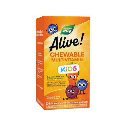 Alive! Children's Multi-Vitamin Chewable - 120 Chewable Tablets by Nature's Way Nature's WayBuy Supplements Australia