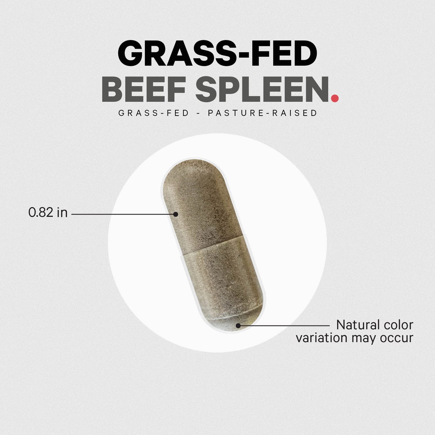 Codeage Grass Fed Beef Spleen Supplement - 2-Month Supply - Freeze Dried, Non-Defatted, Desiccated Bovine Pills Glandulars Meat – Pasture Raised Beef Vitamins for Spleen -180 Capsules CodeageBuy Supplements Australia