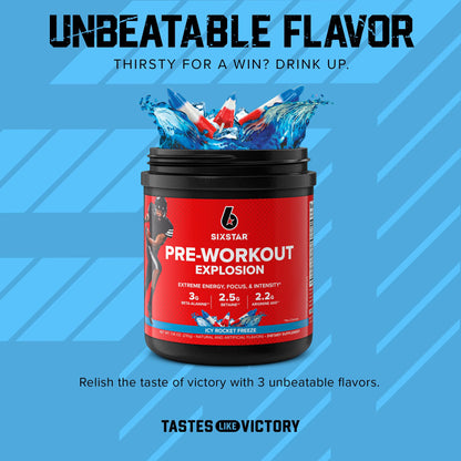 Six Star Pre Workout PreWorkout Explosion | Pre Workout Powder for Men & Women Six StarBuy Supplements Australia